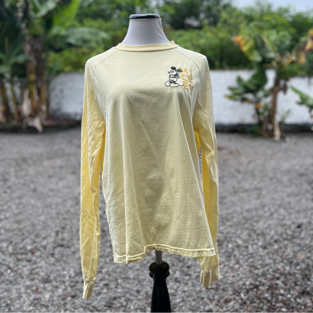 Disney Mickey Mouse Yellow Long Sleeve Top